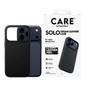 Schutzhülle PanzerGlass CARE™ Solo Case Schwarz für iPhone 17 Pro