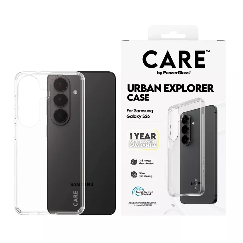 Schutzhülle PanzerGlass CARE™ Urban Explorer Transparent für Samsung Galaxy S26