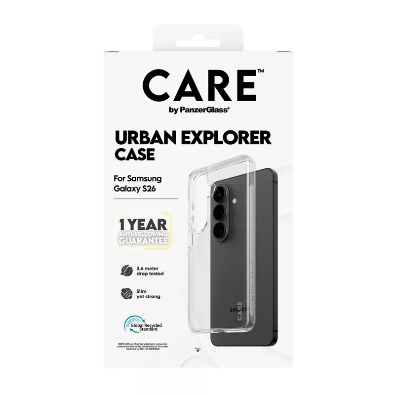 Schutzhülle PanzerGlass CARE™ Urban Explorer Transparent für Samsung Galaxy S26