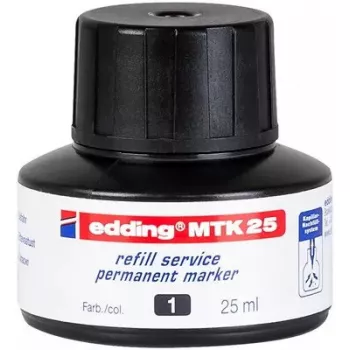 Marker-Nachfüllung Edding MTK 25 Schwarz 25 ml