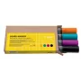 Marker Sigel BA011 4 Stück Schwarz Magenta Orange Türkis