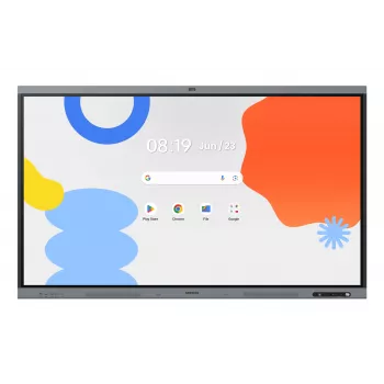 Samsung LH65WAFPLGC interaktives Whiteboard 165,1 cm (65 Zoll) 3840 x 2160 Pixel Touchscreen Schwarz, Grau