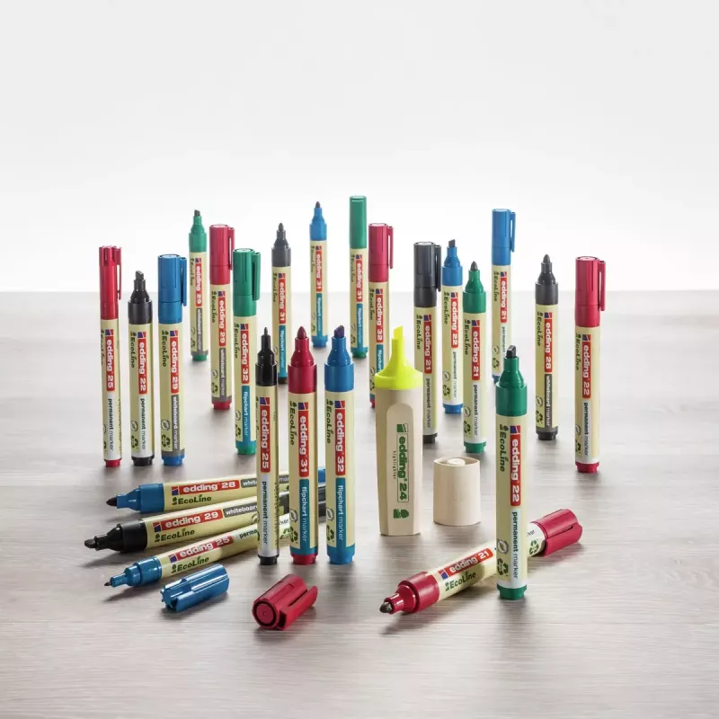 Permanentmarker Edding EcoLine 21 Rot 10 Stück