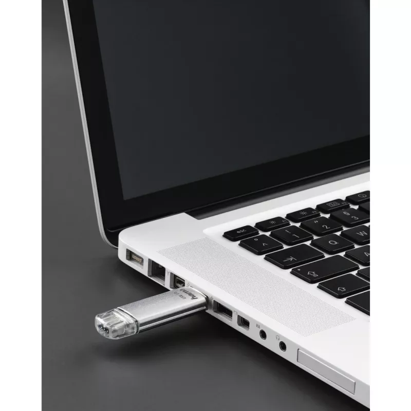 Hama C-Laeta USB-Stick 16 GB USB Typ-A / USB Typ-C 3.2 Gen 1 (3.1 Gen 1) Silber