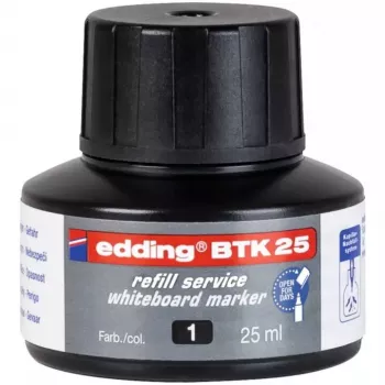 Marker-Nachfülltinte Edding BTK-25 Schwarz 25 ml