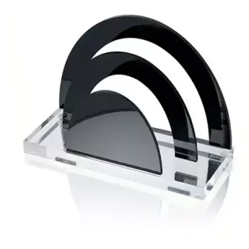 Dokumentenhalter WEDO 60 3001 Acryl Schwarz Transparent