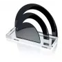 Dokumentenhalter WEDO 60 3001 Acryl Schwarz Transparent