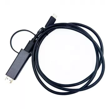 Yealink 330000008024 Videokabel-Adapter 1,2 m HDMI Typ A (Standard) USB Typ-C Schwarz