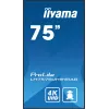 iiyama LH7575UHS-B1AG Signage Display Digital Signage Flachbildschirm 190,5 cm (75 Zoll) LCD Wi-Fi 500 cd/m² 4K Ultra HD Schwarz Integrierter Prozessor Android 11 24/7