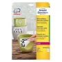 Selbstklebendes Etikett Avery L4715REV-20 abgerundetes Rechteck ablösbar Weiß