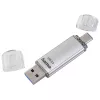 Hama C-Laeta USB-Flash-Laufwerk 32 GB USB Typ-A / USB Typ-C 3.2 Gen 1 (3.1 Gen 1) Silber