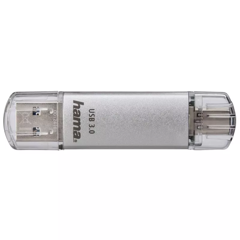 Hama C-Laeta USB-Flash-Laufwerk 32 GB USB Typ-A / USB Typ-C 3.2 Gen 1 (3.1 Gen 1) Silber