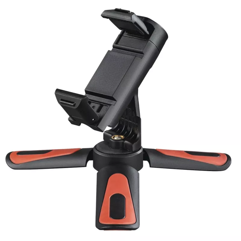 Hama Pocket II Rotation Stativ Smartphone/Tablet 3 Beine Schwarz, Rot