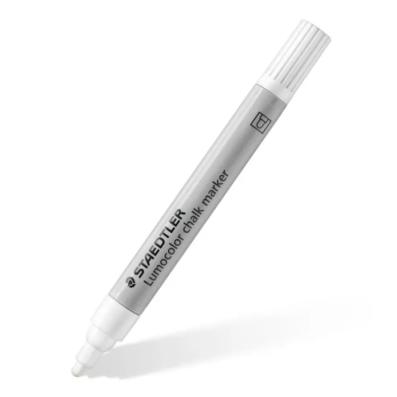 Kreidemarker Staedtler Lumocolor Bullet Blau Rot Weiß Gelb 4 Stk.