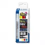 Kreidemarker Staedtler Lumocolor Bullet Blau Rot Weiß Gelb 4 Stk.