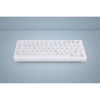 Tastaturschutz Active Key AK-C4110 — Silikon, deutsches Layout, 291×139×25 mm, weiß