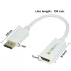 Techly DisplayPort 1.2 Stecker / HDMI Buchse Adapter 15 cm Weiß IADAP DP-HDMIF2