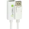 Techly DisplayPort 1.2 Stecker / HDMI Buchse Adapter 15 cm Weiß IADAP DP-HDMIF2