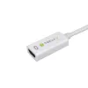 Techly DisplayPort 1.2 Stecker / HDMI Buchse Adapter 15 cm Weiß IADAP DP-HDMIF2
