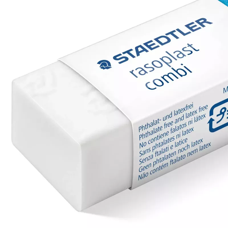 Radierer Staedtler rasoplast combi 526 BT, weiß, 43×19×13 mm, 1 St.