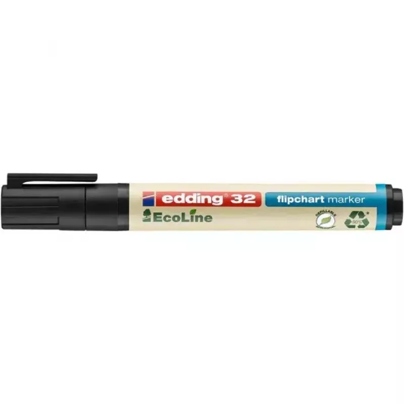 Marker Edding EcoLine 32 Keilspitze Schwarz