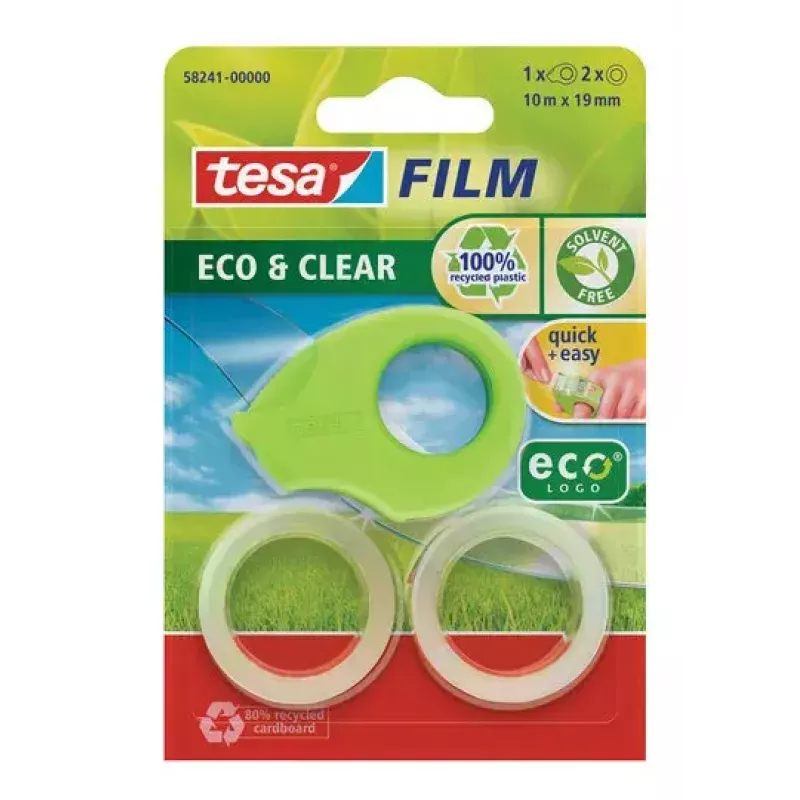 Tischabroller TESA 58241-00 Kunststoff Grün