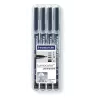 Permanentmarker Staedtler 31-9WP4GS Schwarz 4 Stk.