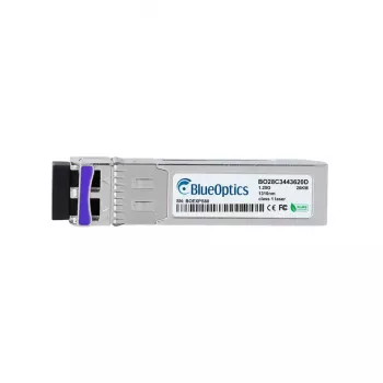 Glasfaser-SFP-Transceiver BlueOptics BTI-SFP-GBDC20L-DD-49/31S-BO, cSFP, 1250 Mbit/s, Metallgehäuse, Silber