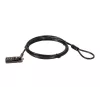 Conceptronic CUSTODIO01BN Kombinationsschloss für Laptops, Nano-Sicherheitsschlitz, 1,8 m
