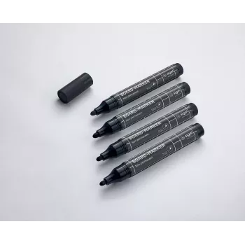 Marker Sigel BA012 4 Stück Schwarz