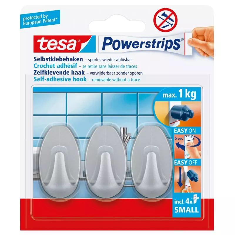 Universalhaken Tesa Powerstrips Hooks Small OVAL