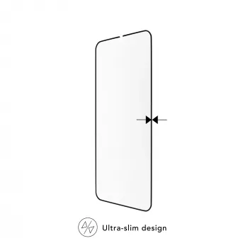 dbramante1928 eco-shield - Galaxy S23 - Schwarz edge Displayschutzfolie aus gehärtetem Glas