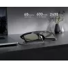 DANGBEI aktive stereoskopische 3D-Brille, Micro-USB, schwarz