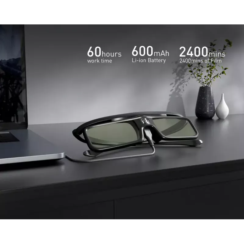 DANGBEI aktive stereoskopische 3D-Brille, Micro-USB, schwarz