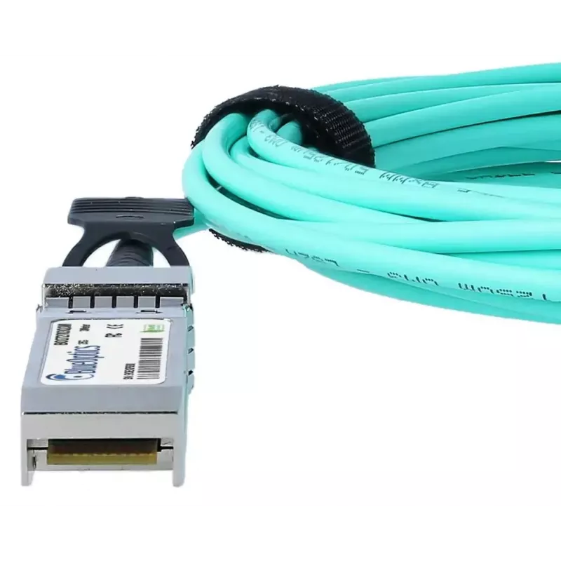 BlueOptics SFP28 AOC 25 m Twin SFP28 aktives optisches Kabel, mintfarben
