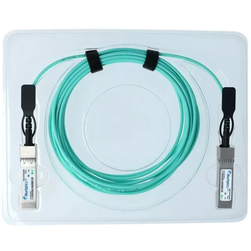 BlueOptics SFP28 Aktives optisches Kabel UACC-AOC-SFP28-25M-BO, 25 m, SFP28–SFP28, aqua