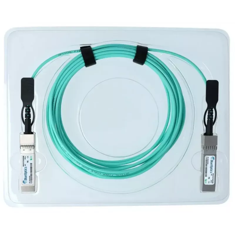 BlueOptics InfiniBand / Glasfaserkabel SFP28 25 m, Aqua, Stecker-Stecker