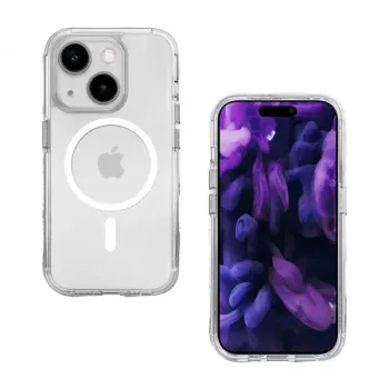 Handyhülle LAUT Crystal Matter X für Apple iPhone 15, transparent, passend für 15,5 cm (6,1 Zoll)