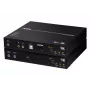 ATEN True 4K DP/HDMI Optical KVM 10km, Sender & Empfänger, Kabelgebunden, 10000 m, 4096 x 2160 Pixel, Schwarz, Metall
