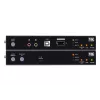 ATEN True 4K DP/HDMI Optical KVM 10km, Sender & Empfänger, Kabelgebunden, 10000 m, 4096 x 2160 Pixel, Schwarz, Metall