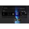 ATEN True 4K DP/HDMI Optical KVM 10km, Sender & Empfänger, Kabelgebunden, 10000 m, 4096 x 2160 Pixel, Schwarz, Metall
