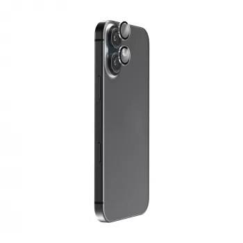 Linsenabdeckung d bramante eco-lens Pro — Transparentes Glas und Kunststoff, für iPhone 17/16/16 Plus