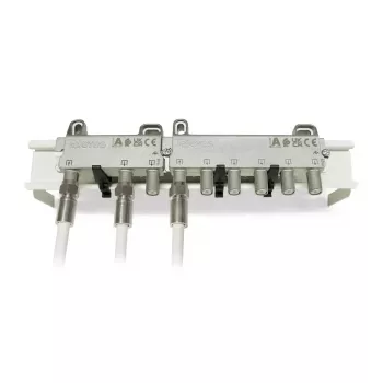 Kabelverteiler Televes 519506 Edelstahl 5 - 2400 MHz