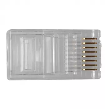 ACT RJ45 (8P/8C) modularer Steckverbinder für Rundkabel mit Litzenleitern