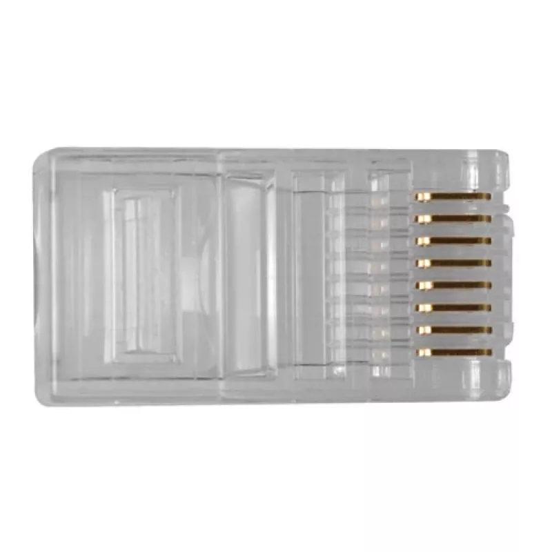 ACT RJ45 (8P/8C) modularer Steckverbinder für Rundkabel mit Litzenleitern