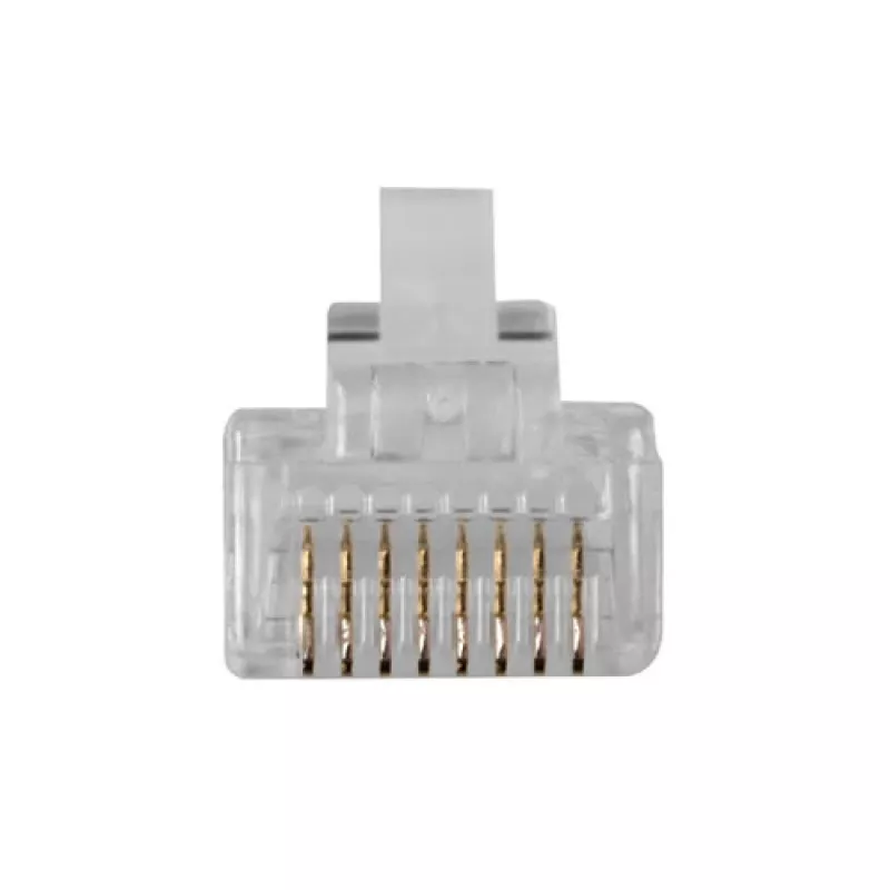 ACT RJ45 (8P/8C) modularer Steckverbinder für Rundkabel mit Litzenleitern