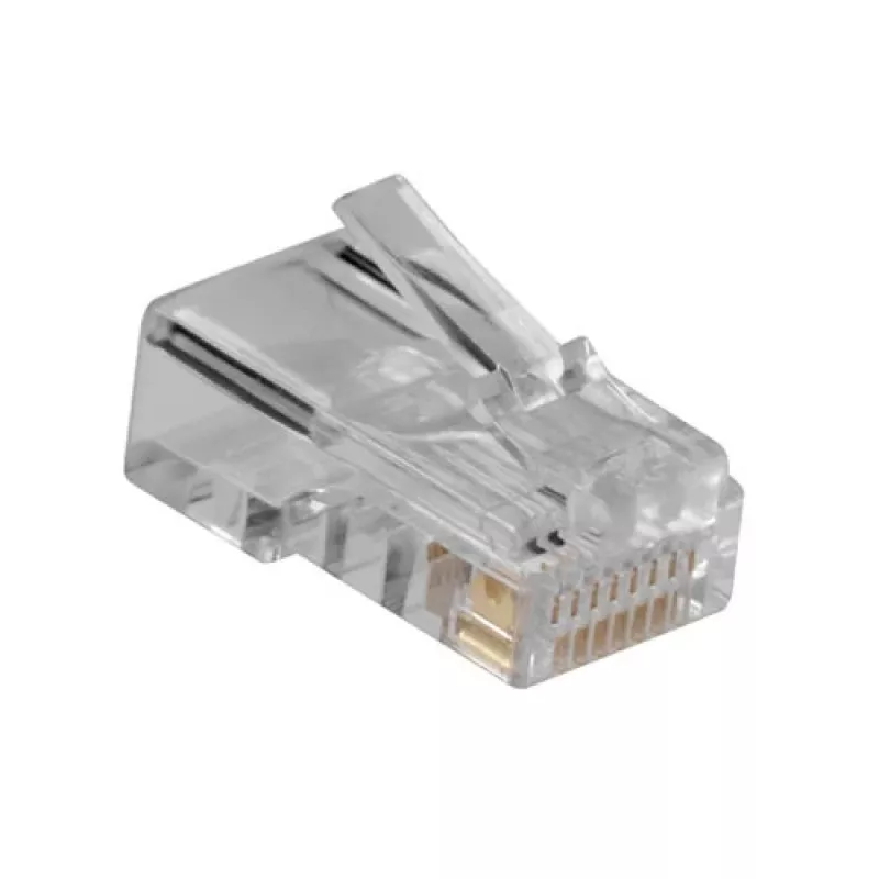 ACT RJ45 (8P/8C) modularer Steckverbinder für Rundkabel mit Litzenleitern