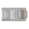 ACT RJ45 (8P/8C) modularer Steckverbinder für Rundkabel mit Litzenleitern