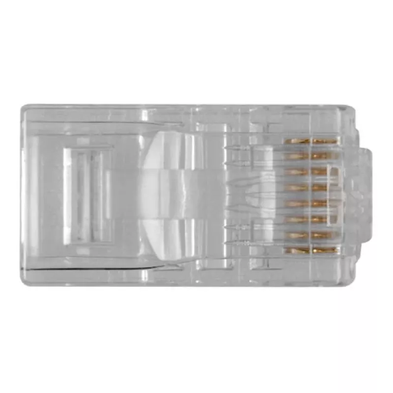 ACT RJ45 (8P/8C) modularer Steckverbinder für Rundkabel mit Litzenleitern