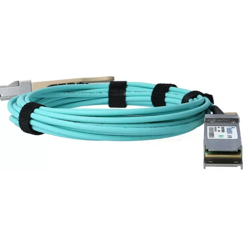 LWL-InfiniBand-Kabel BlueOptics QSFP56–QSFP56 5 m, orange